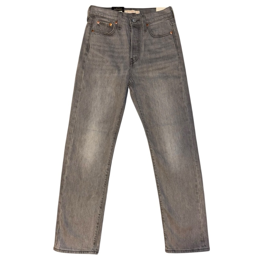 Levi’s | NWT Wedgie Straight Ankle High Rise Jeans Grey | 26x28